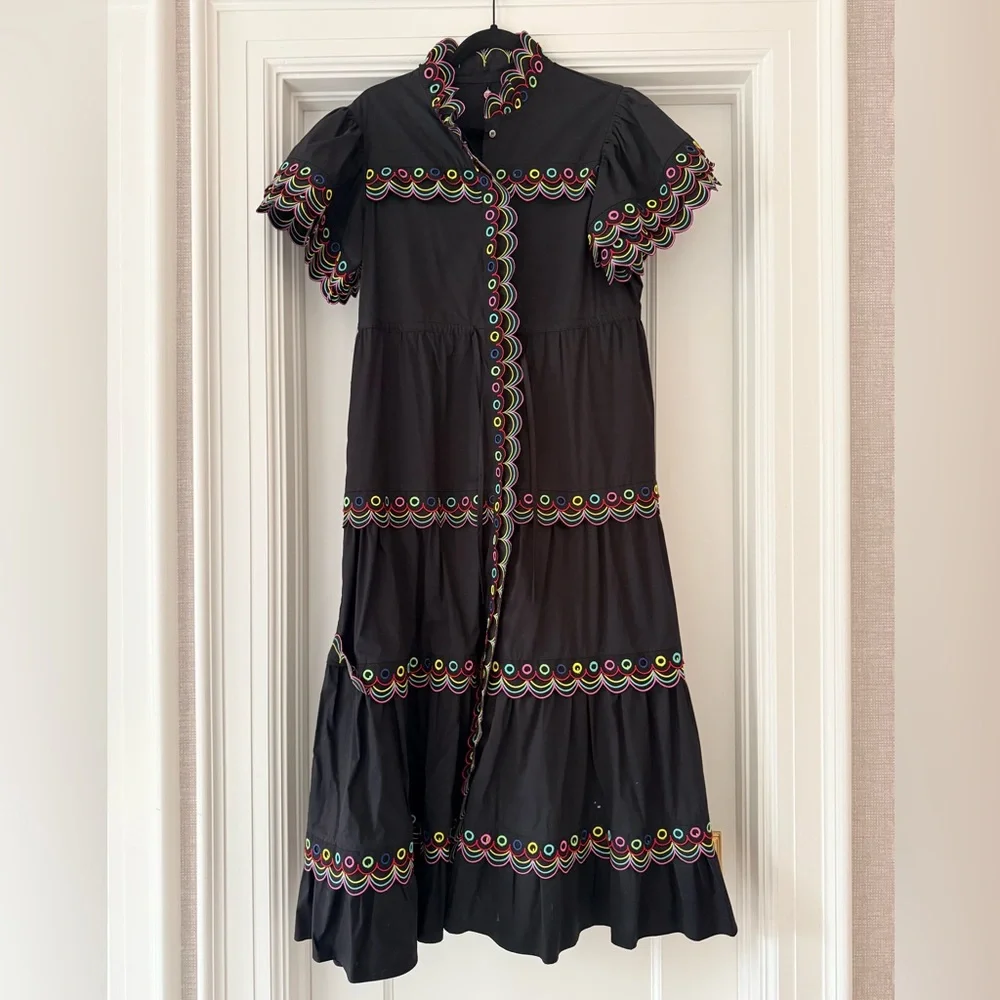 CeliaB Malik Black Midi Dress - Picture 2 of 6